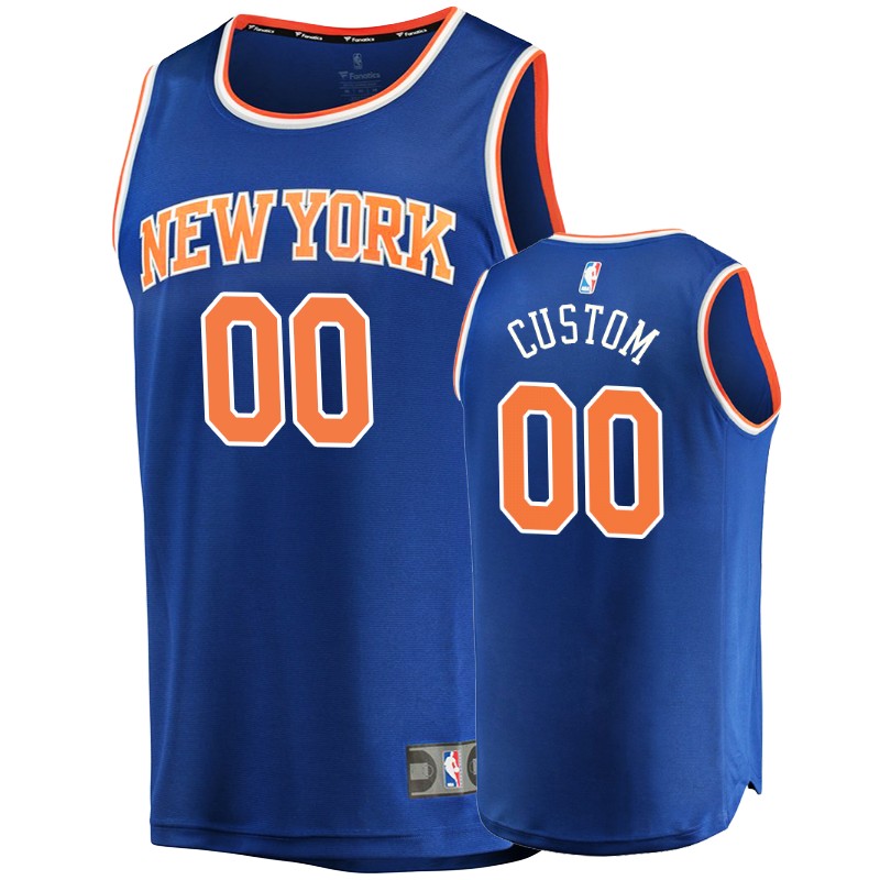 Knicks Men's Custom #00 Icon Fanatics Branded Jersey