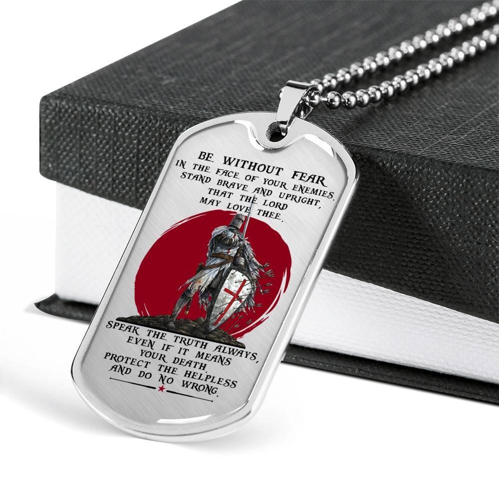 Knight Templar – Be Without Fear 2 – English – Military Ball Chain