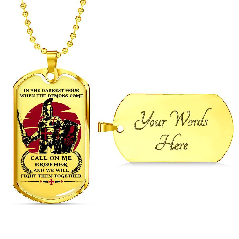 Knight Templar – Call On Me Brother 3 – English – Military Ball Chain