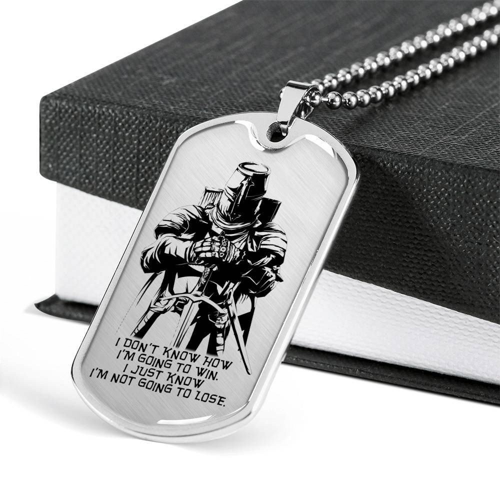 Knight Templar – I’m Not Going To Lose – Military Ball Chain