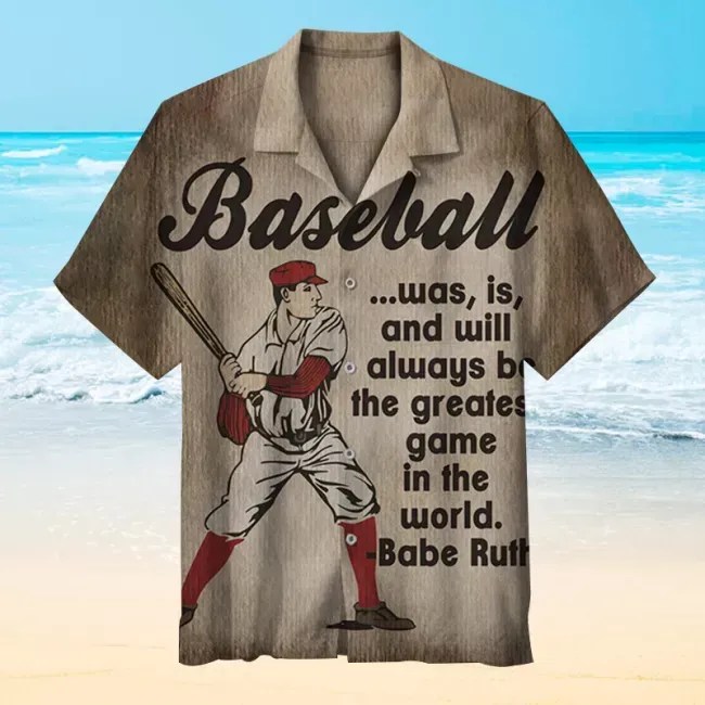 Known As the God Of Baseball Babe Ruth New York Yankees MLB – Premium Hawaiian Shirt – Gift For Sports Lovers