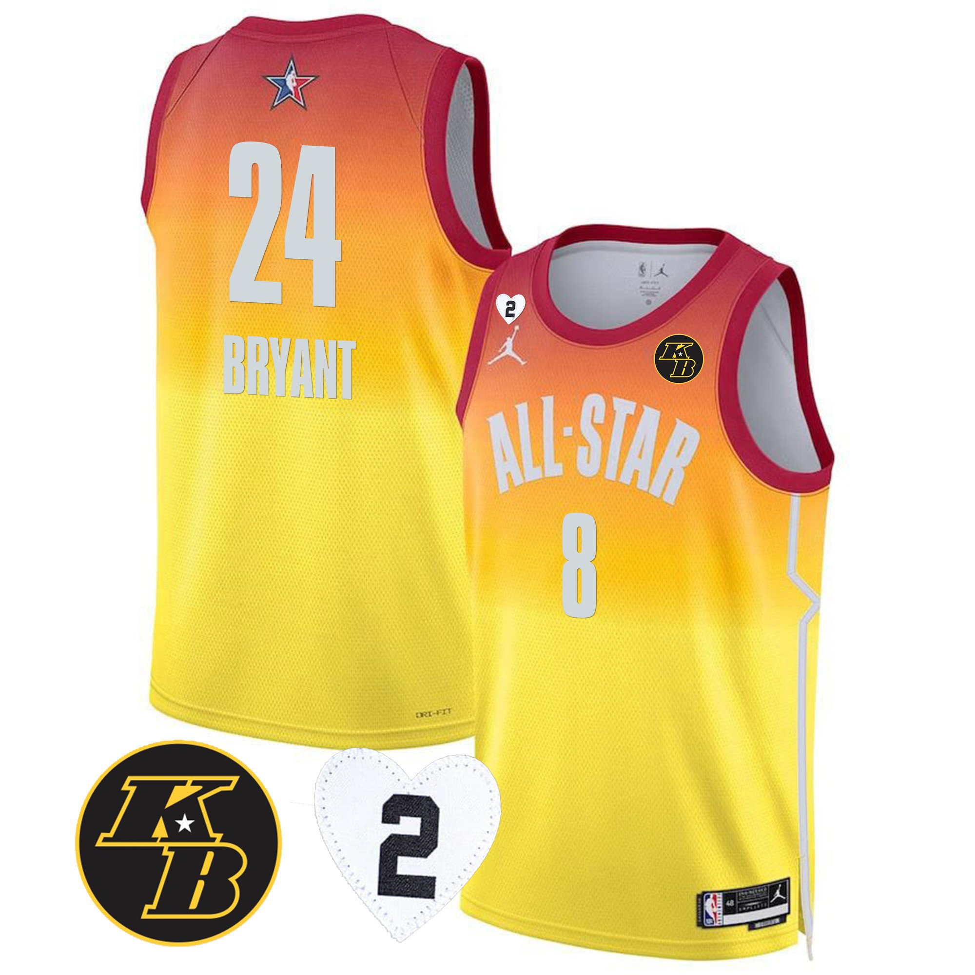 Kobe Bryant Men's Los Angeles Lakers 2023 Collection All-Star Jersey - All Stitched