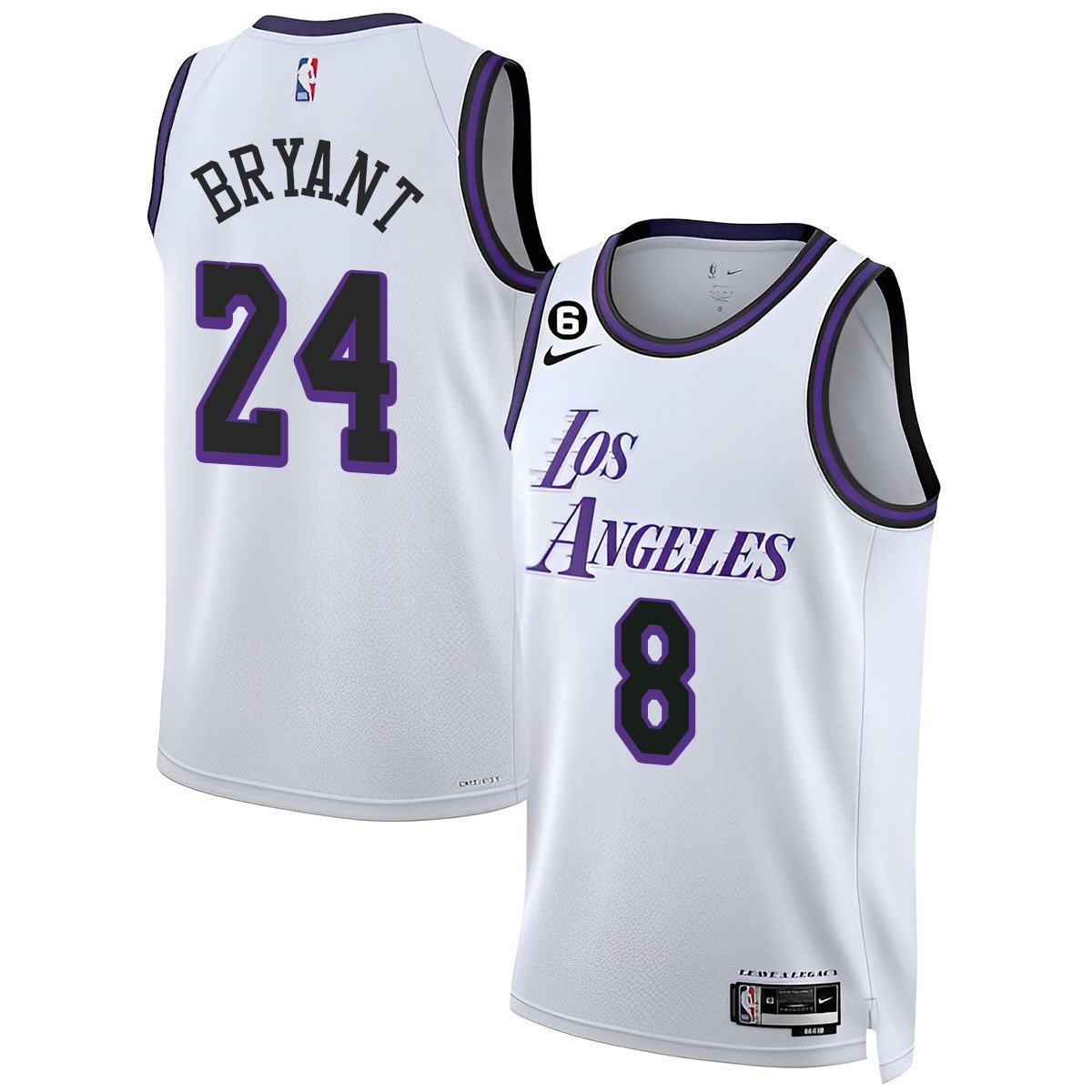 Kobe Bryant Men's Los Angeles Lakers 2023 Collection City Jersey - All Stitched