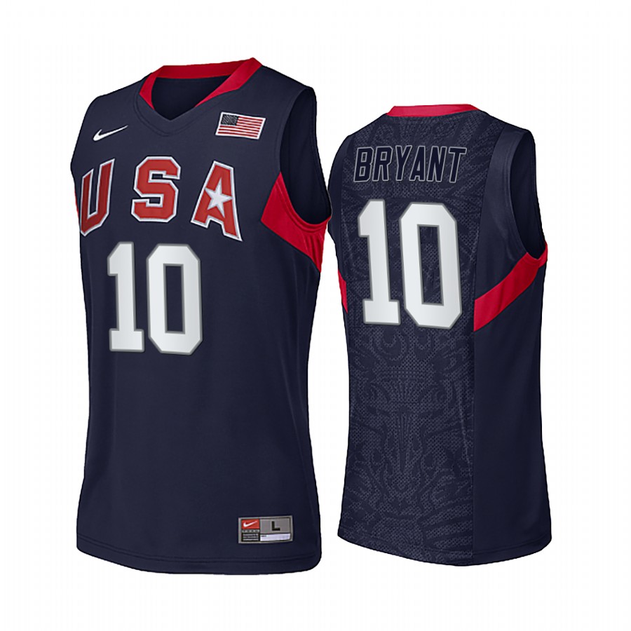Kobe Bryant USA #10 Navy 2008 Summer Olympics Limited Jersey