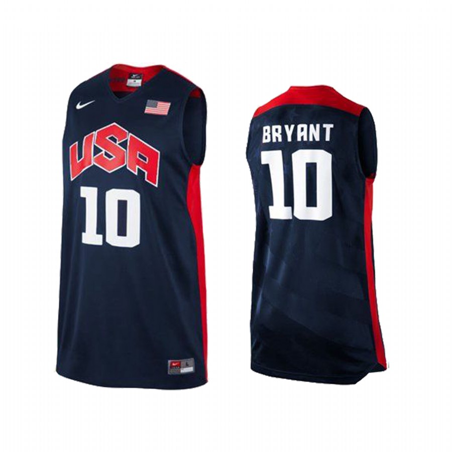 Kobe Bryant USA #10 Navy 2012 Summer Olympics Limited Jersey