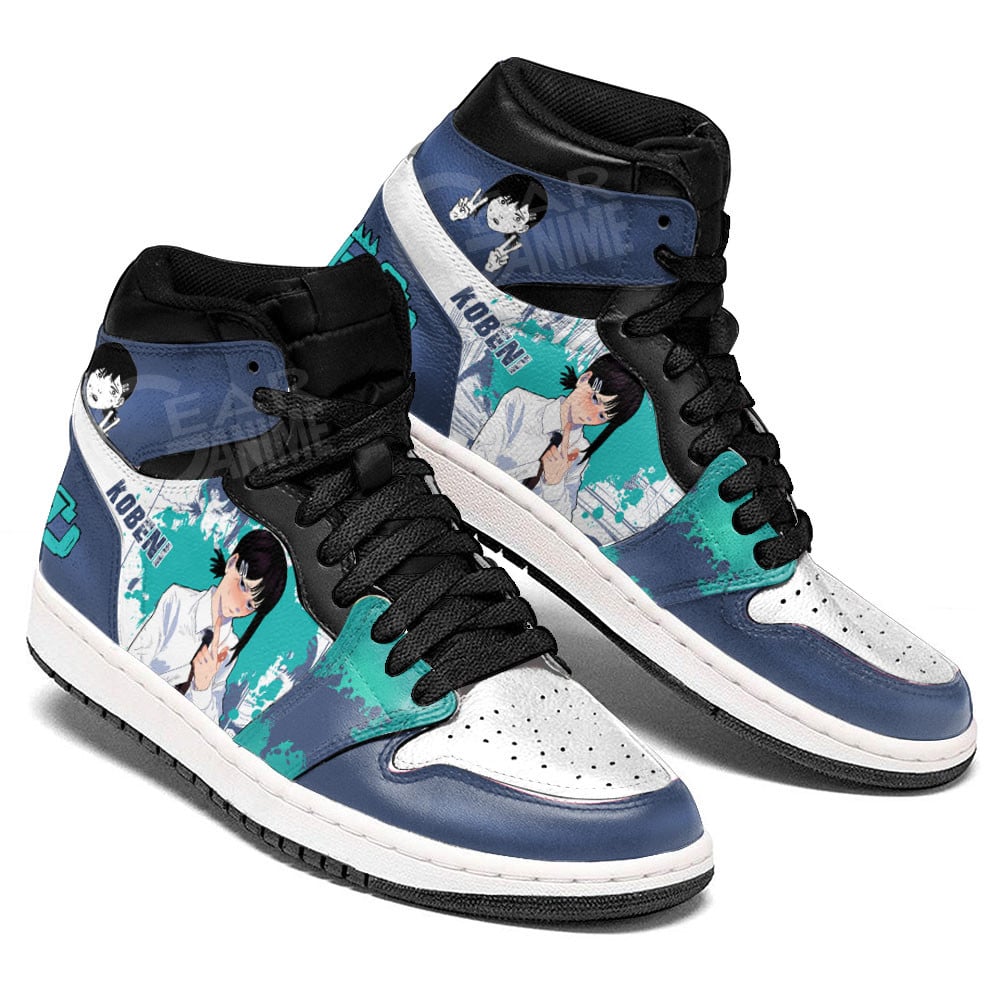 Kobeni Higashiyama JD1s Sneakers Chainsaw Anime Shoes Gift For Fans, Air Jordan Hightop