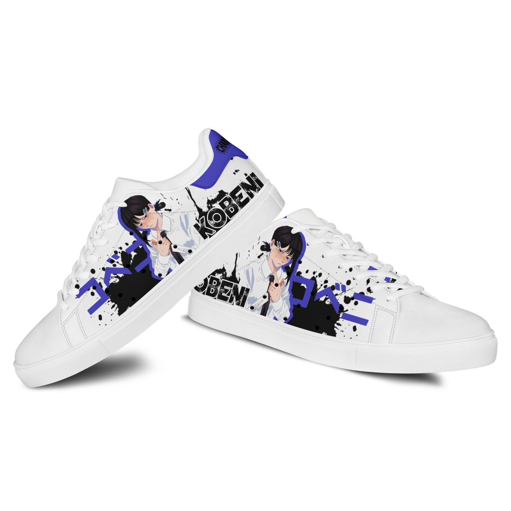 Kobeni Higashiyama Skate Sneakers Custom Chainsaw Man Anime Shoes