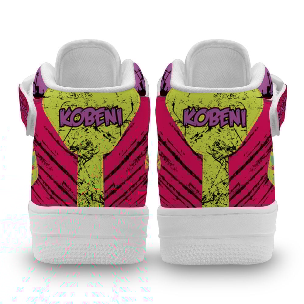 Kobeni Higashiyama Sneakers Air Mid Custom Chainsaw Man Anime Shoes