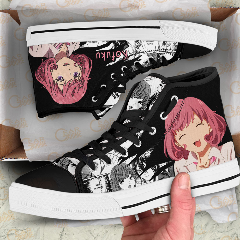 Kofuku High Top Shoes Custom Noragami Anime Sneakers