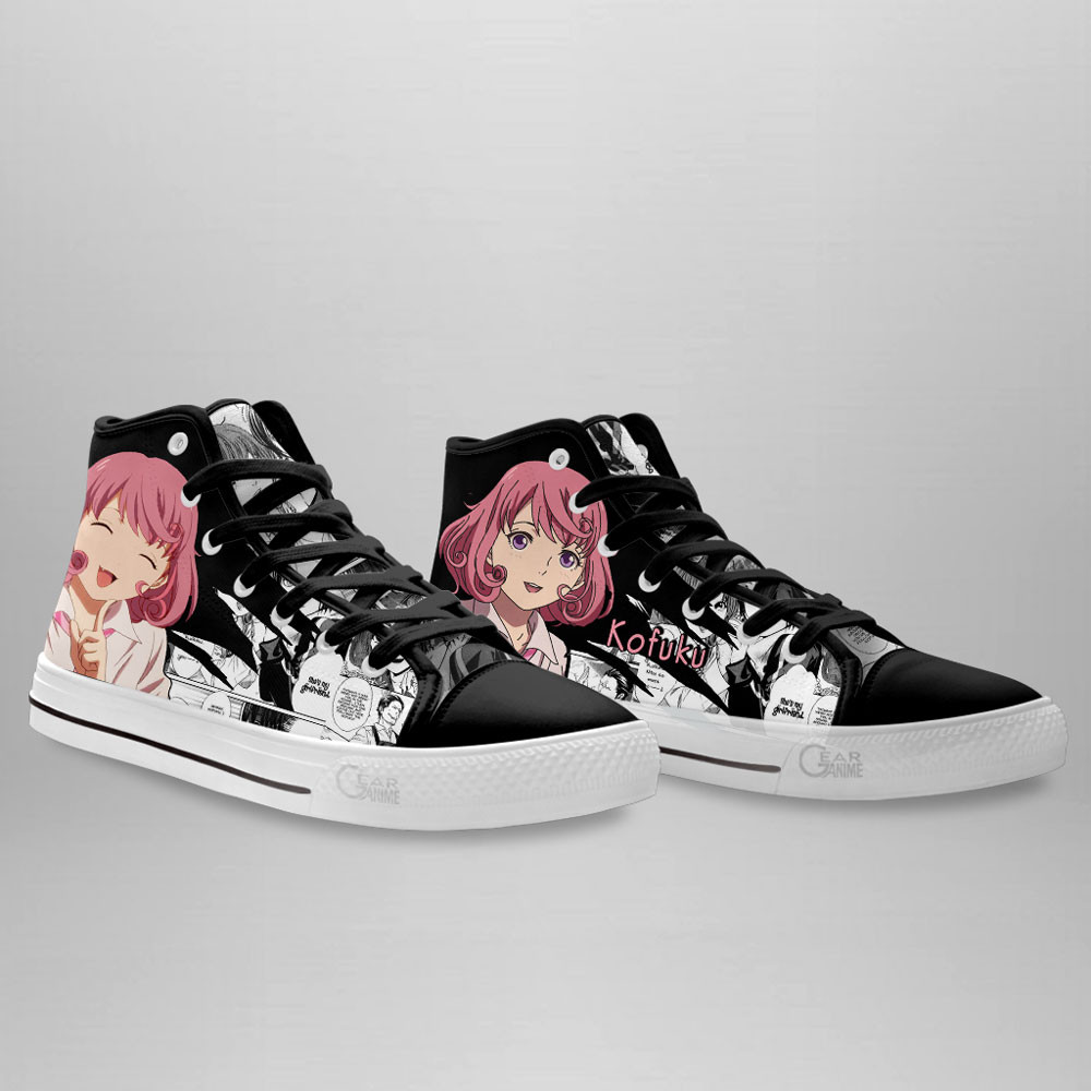 Kofuku High Top Shoes Custom Noragami Anime Sneakers