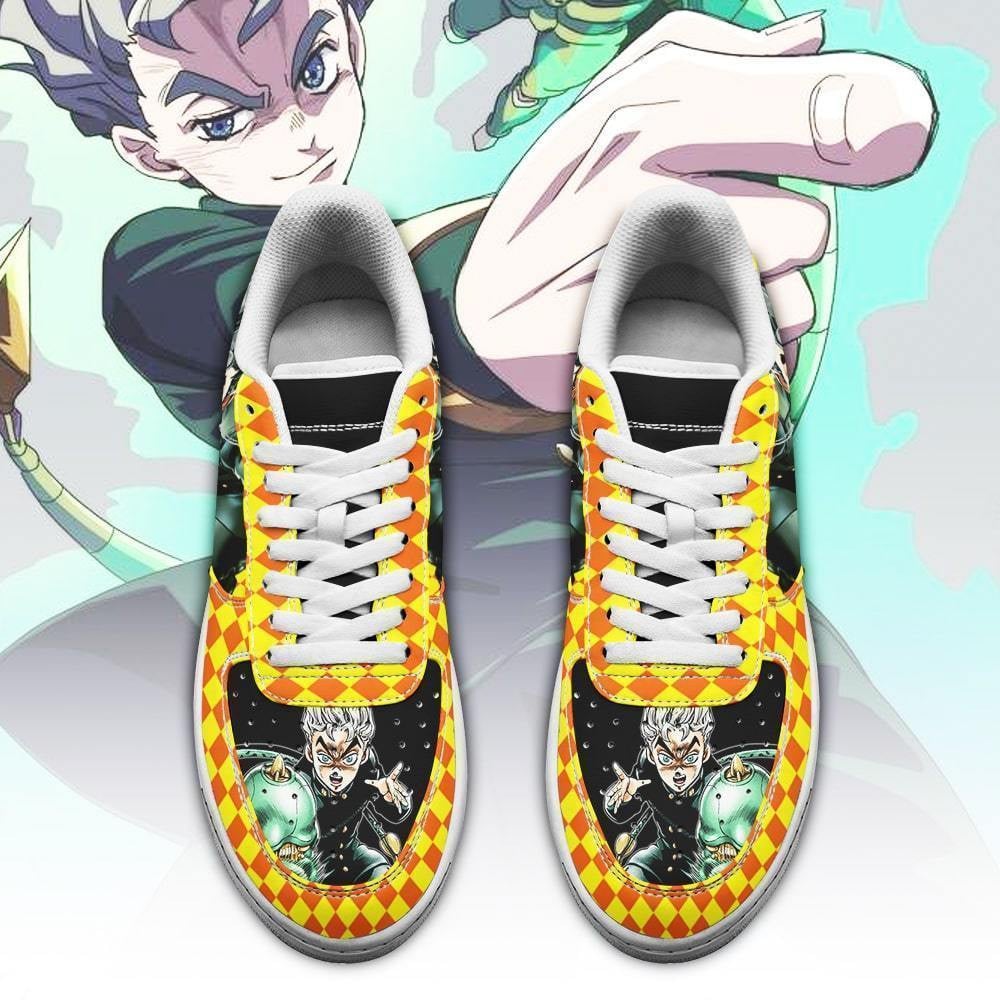 Koichi Hirose Sneakers JoJo Anime Shoes Fan Gift Idea