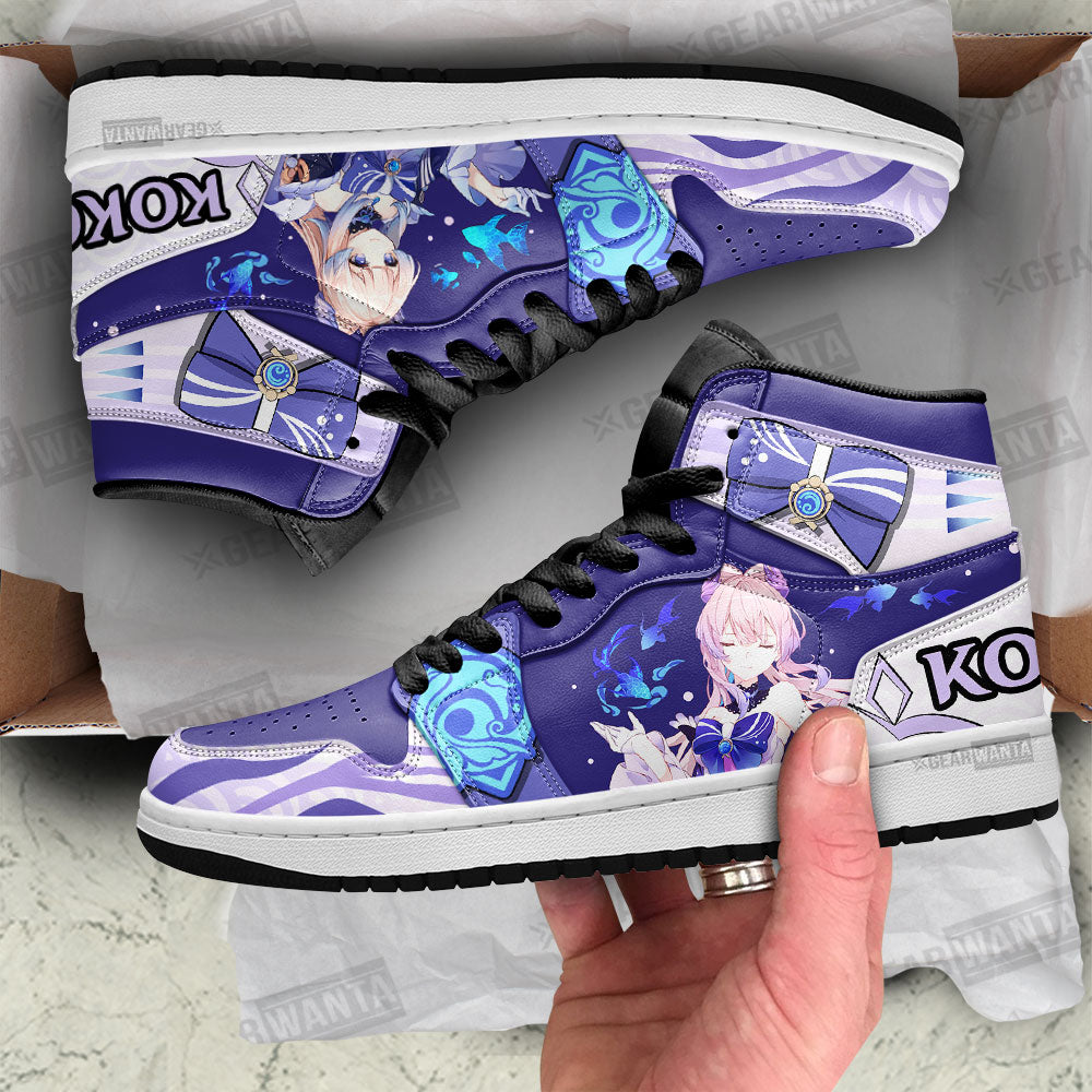 Kokomi Genshin Impact J1 Shoes For Fans Sneakers, Air Jordan Hightop
