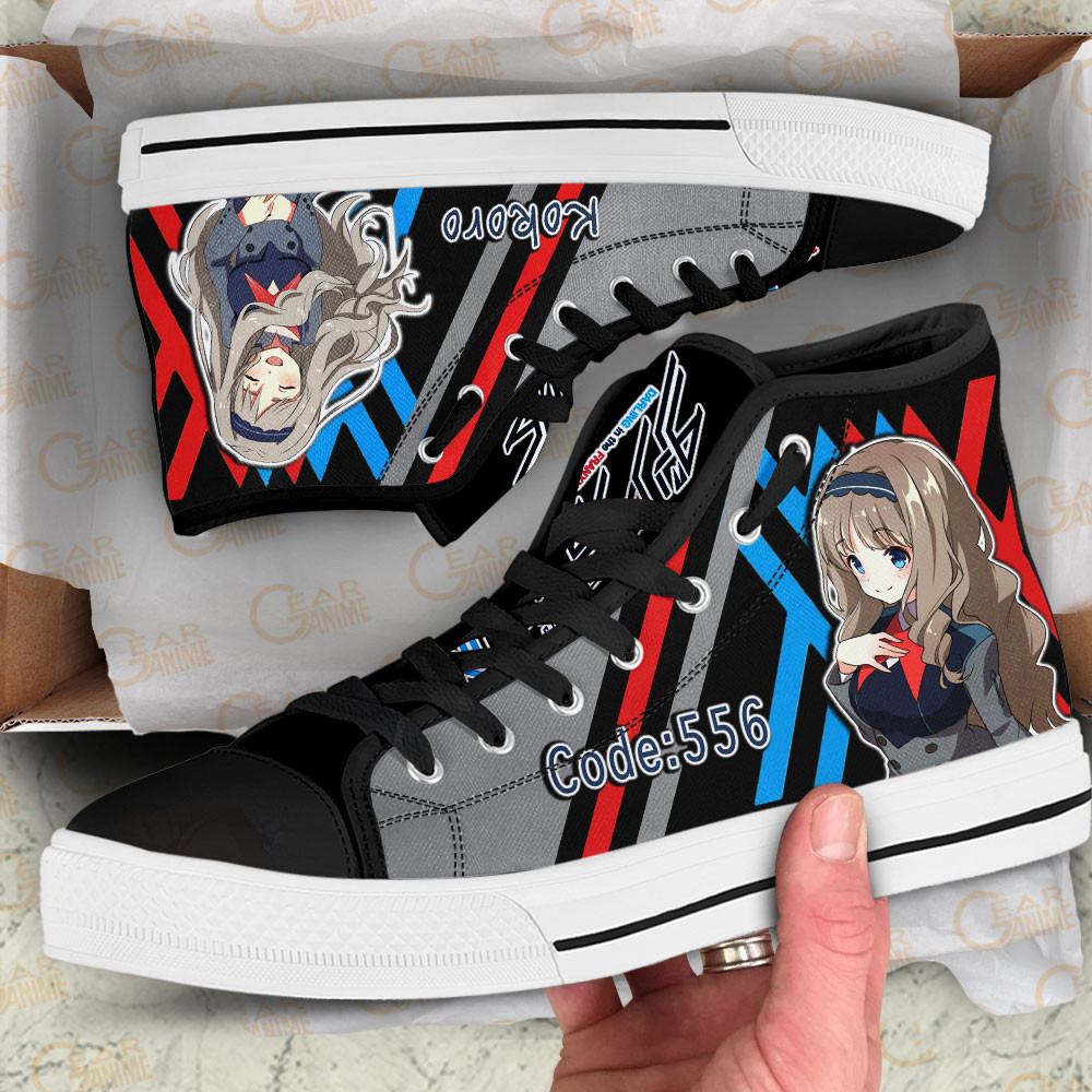 Kokoro Code 556 High Top Shoes Custom Darling In The Franxx Sneakers