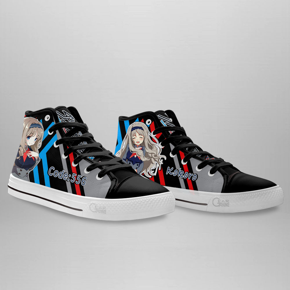 Kokoro Code 556 High Top Shoes Custom Darling In The Franxx Sneakers