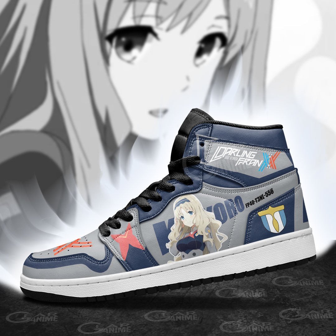 Kokoro Darling In The Franxx JD1s Sneakers Code 556 Anime Shoes, Air Jordan Hightop