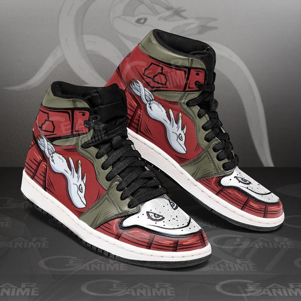 Kokuo Five-Tails Beast JD1s Sneakers Anime Shoes, Air Jordan Hightop