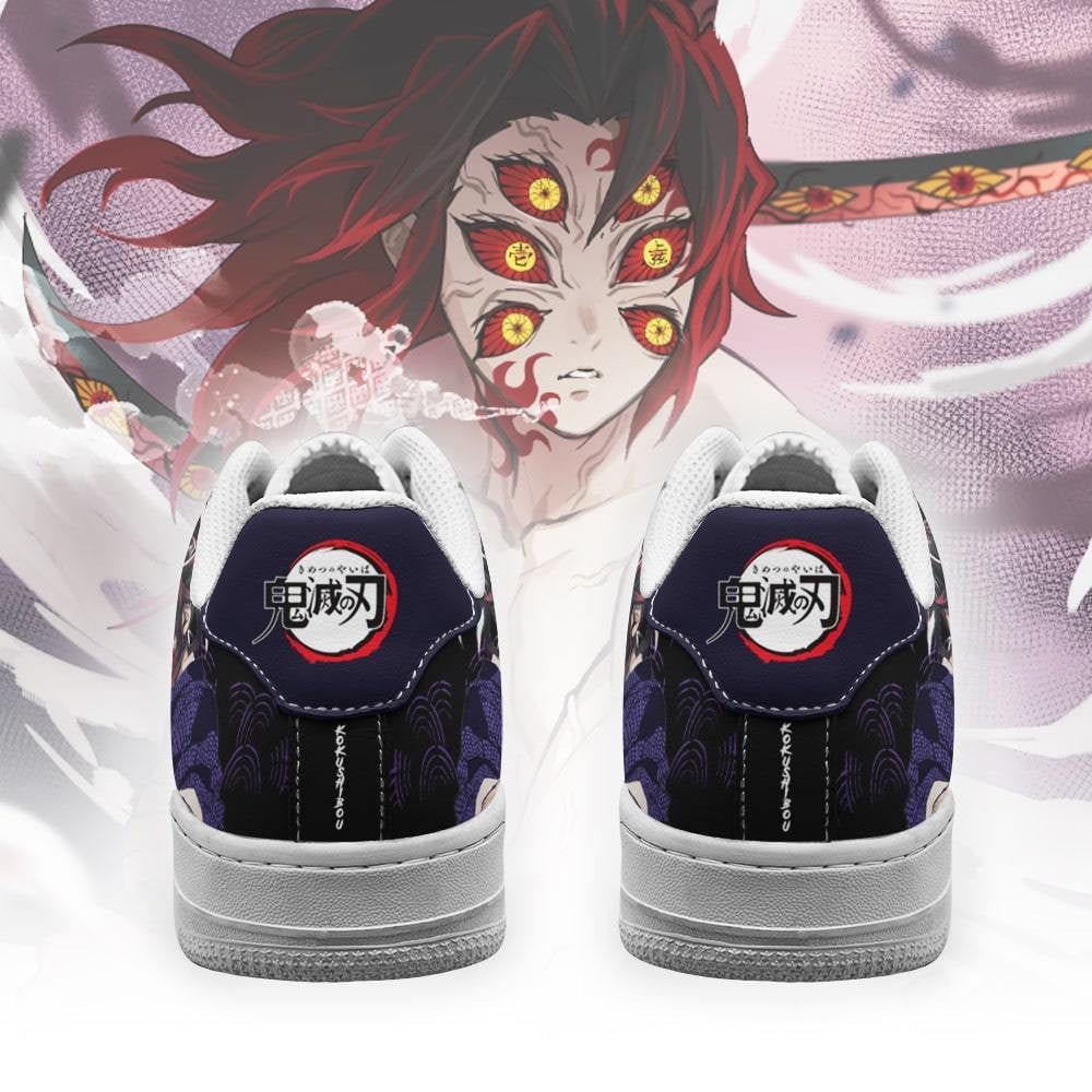 Kokushibou Sneakers Custom Demon Slayer Anime Shoes Fan