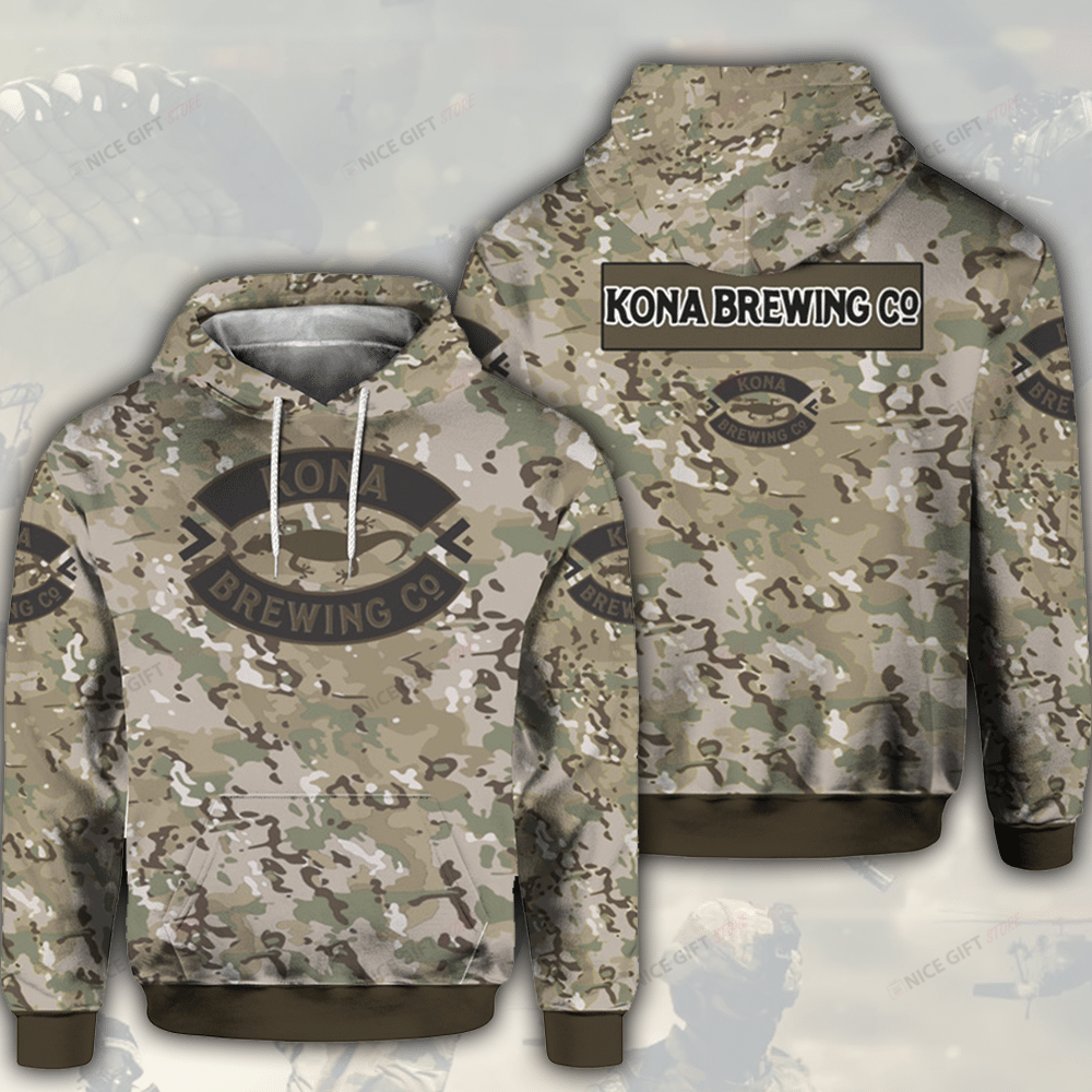 Kona Brewing Camouflage 3D Hoodie Gift For Fans