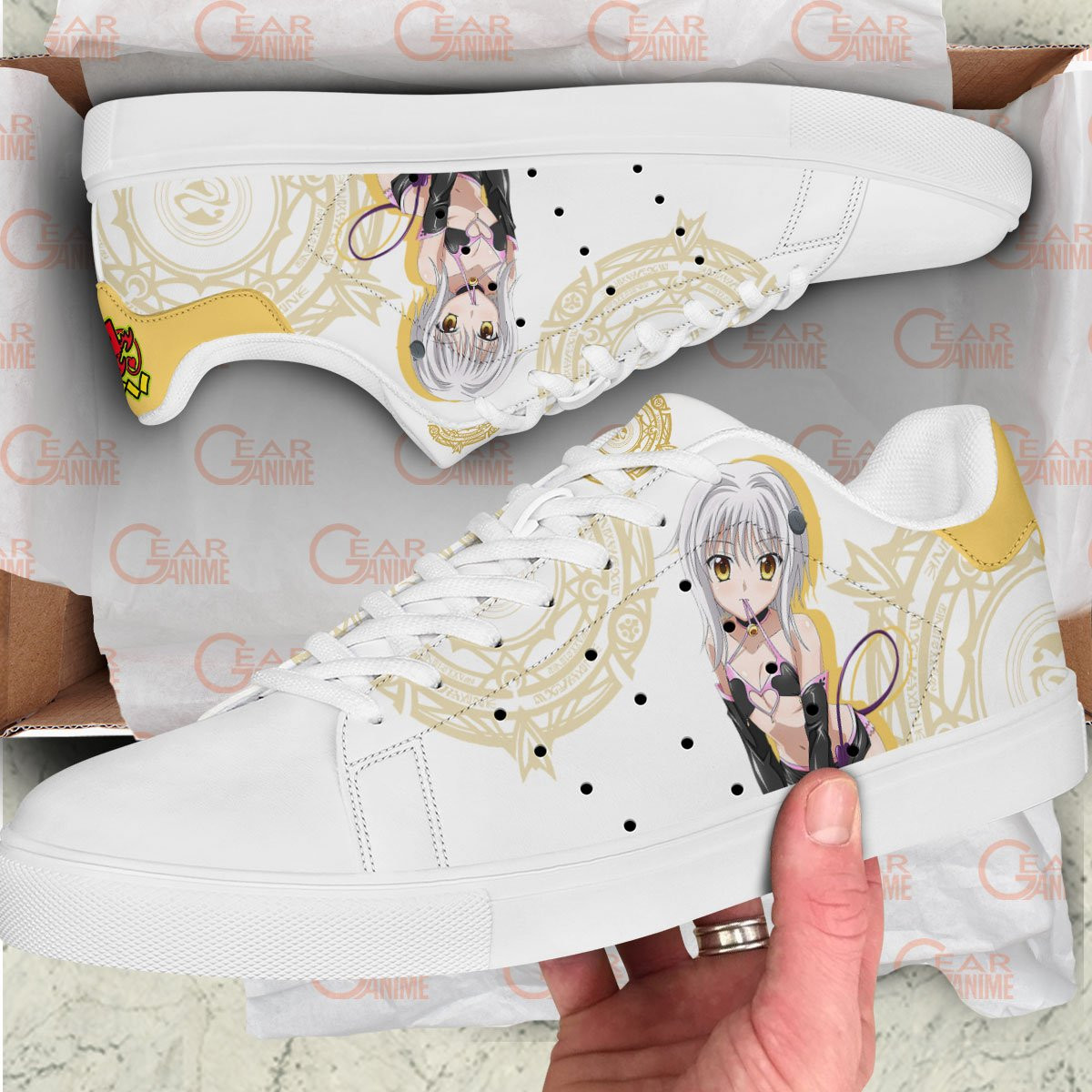 Koneko Tojo Skate Sneakers Custom Anime High School DxD Shoes