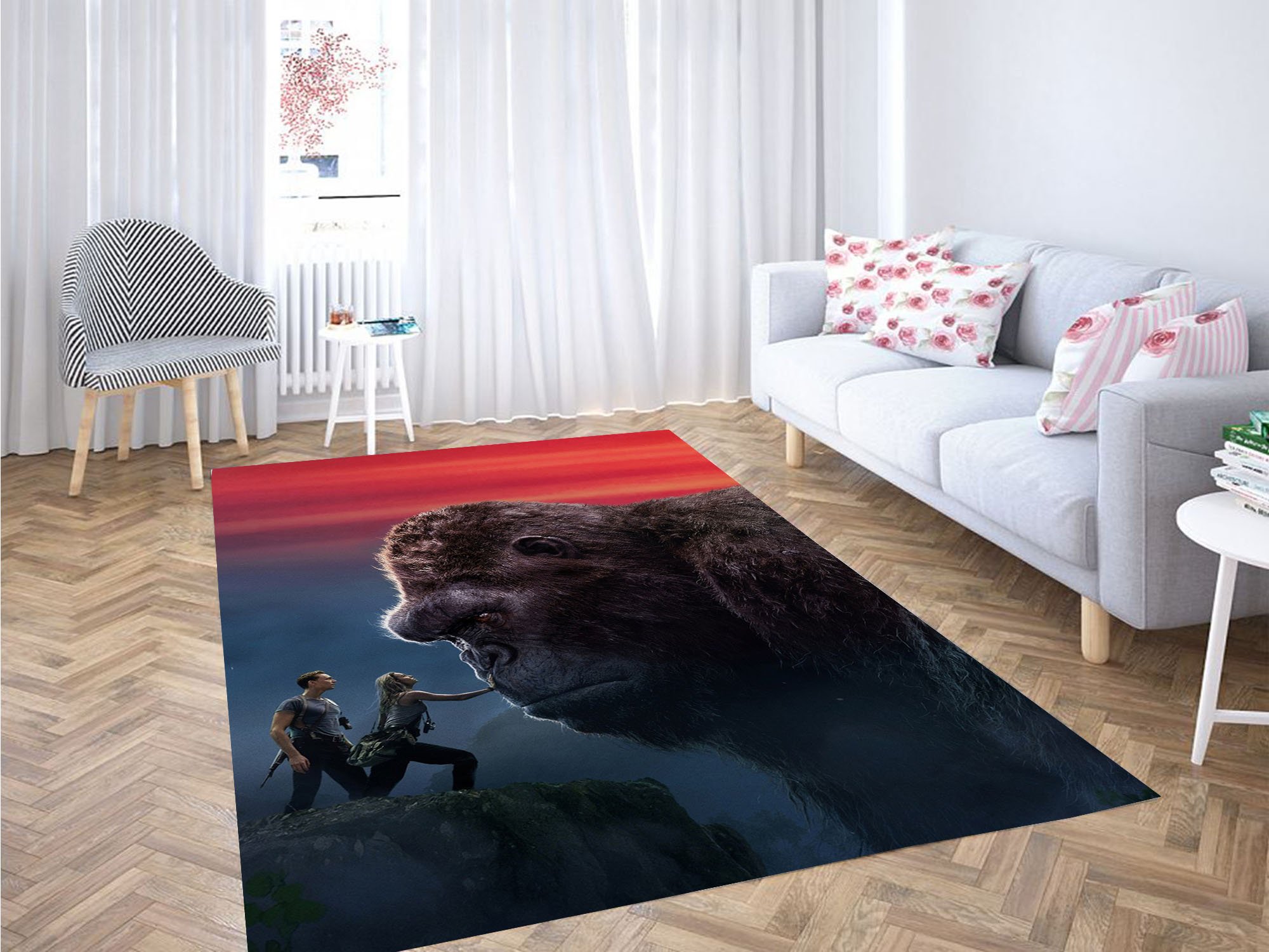 Kong Skull Island Character Carpet Rectangle Rug