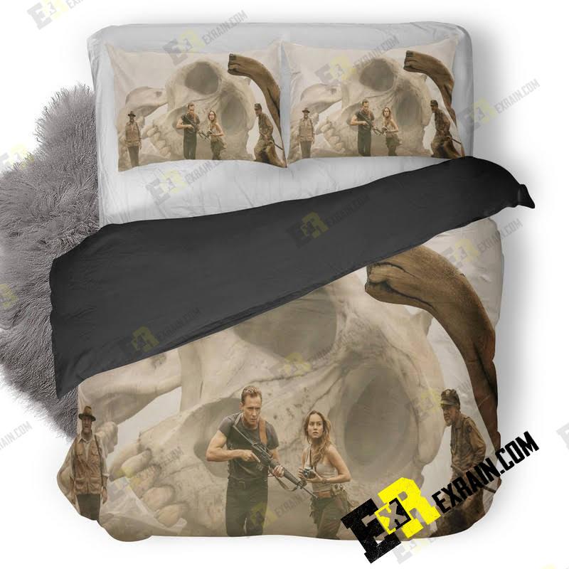 Kong Skull Island Tom Hiddleston Pic 3D Customized Duvet Cover Bedding Set