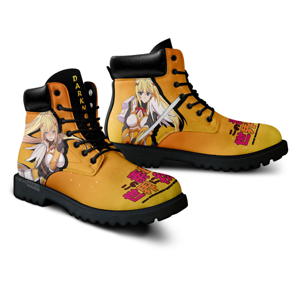 KonoSuba Darkness Boots Anime Custom Shoes