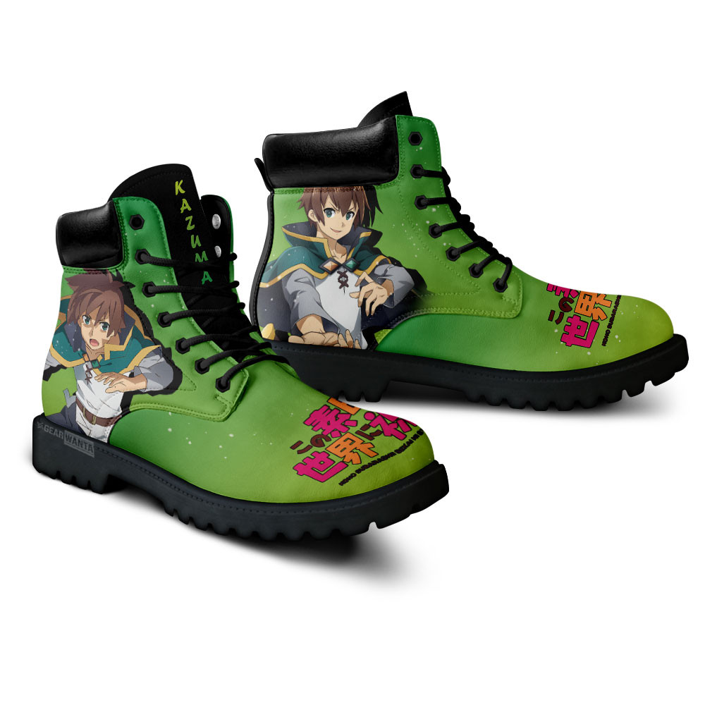 KonoSuba Kazuma Satou Boots Anime Custom Shoes
