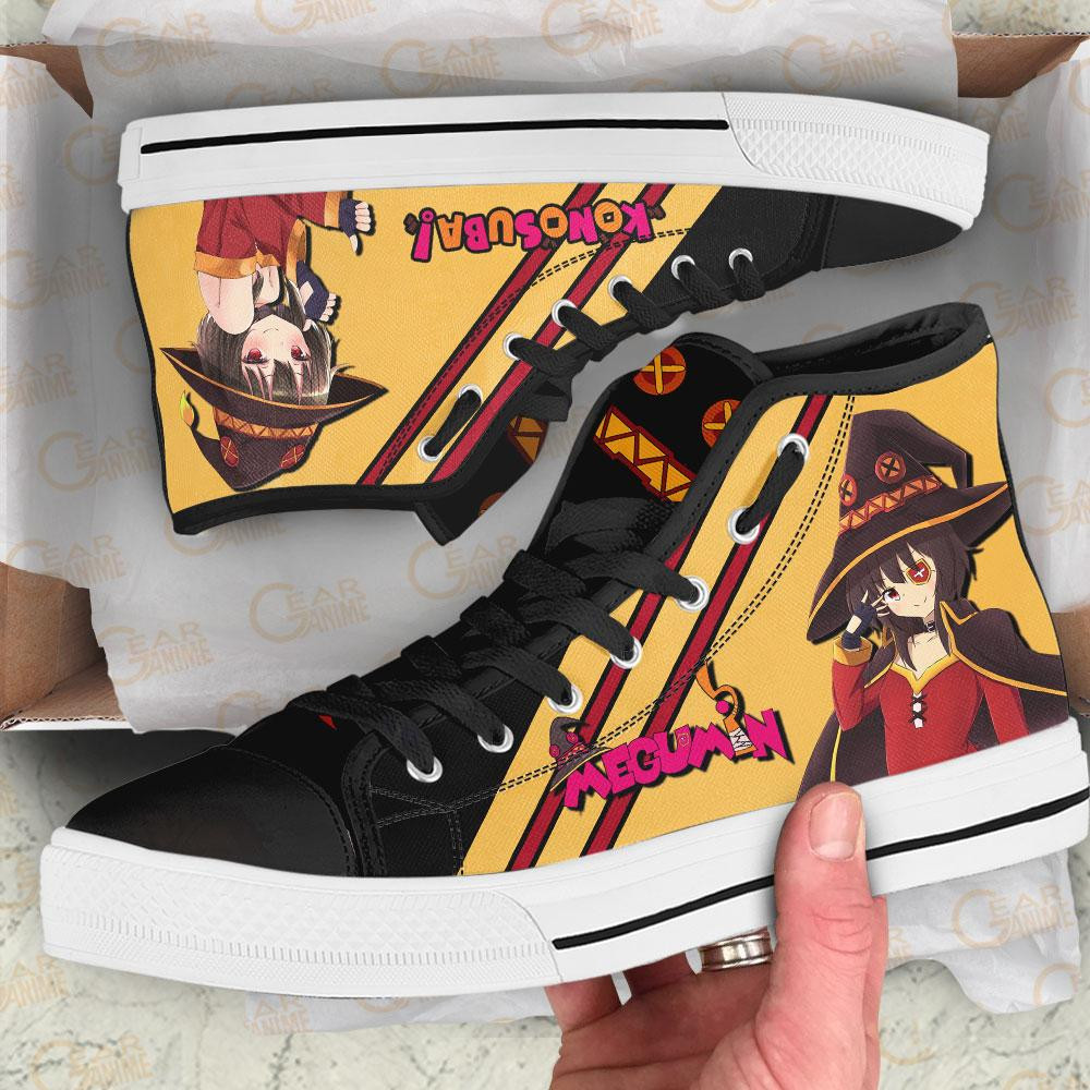 KonoSuba Megumin High Top Shoes Custom Anime Sneakers
