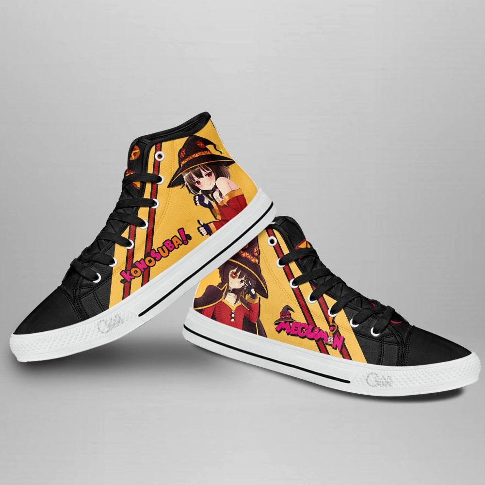 KonoSuba Megumin High Top Shoes Custom Anime Sneakers
