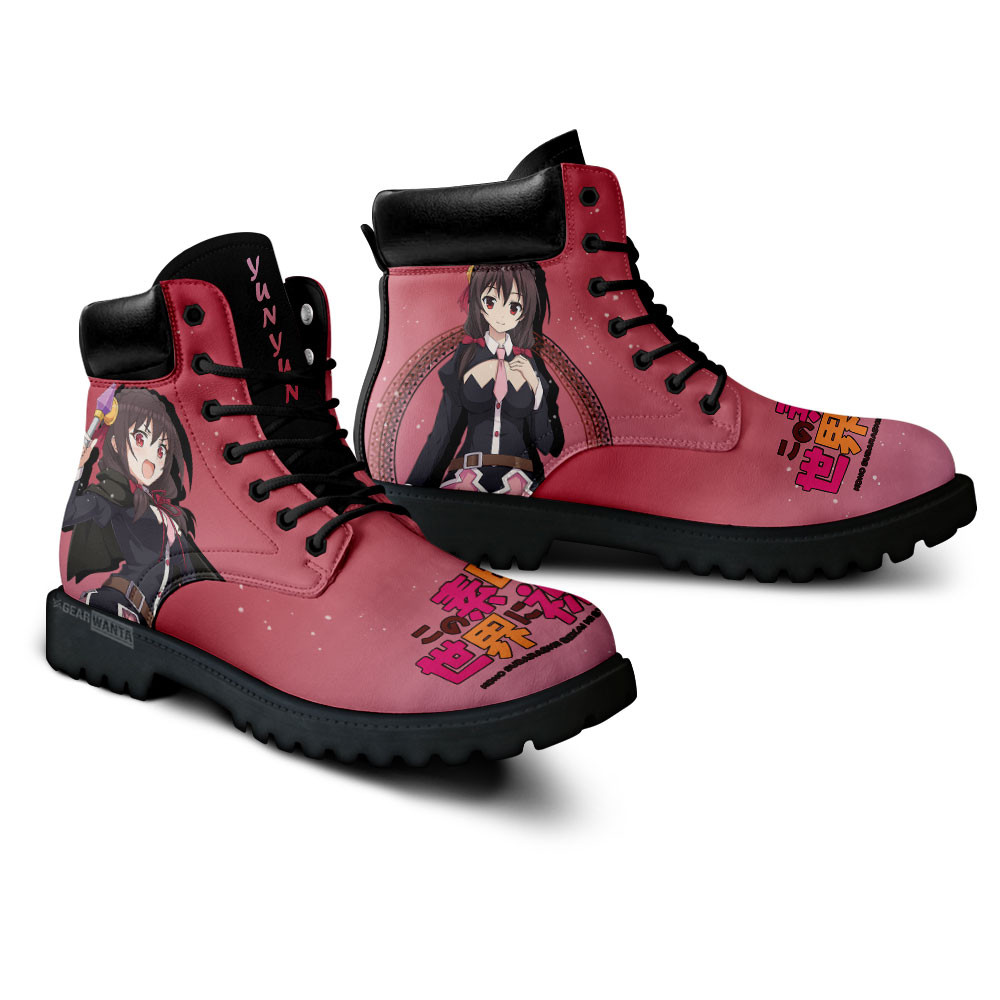 KonoSuba Yunyun Boots Anime Custom Shoes
