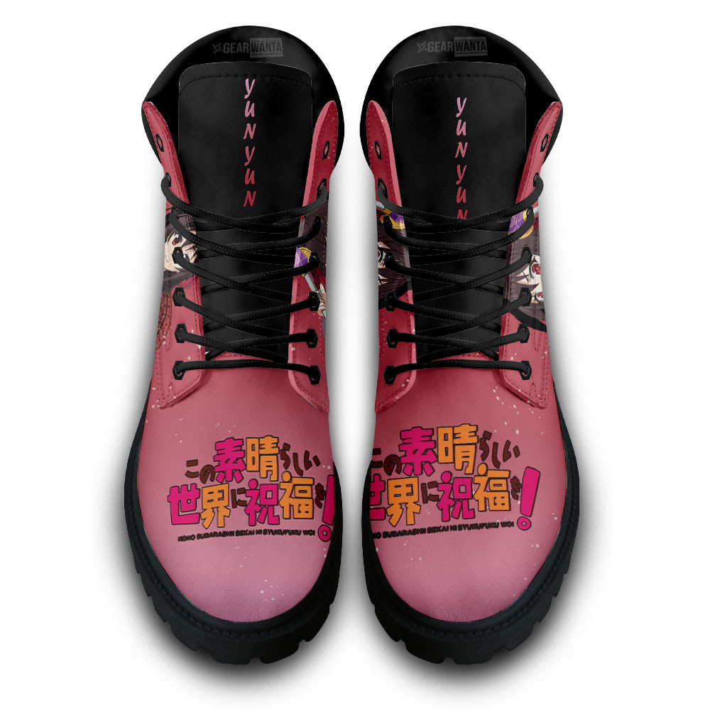 KonoSuba Yunyun Boots Anime Custom Shoes