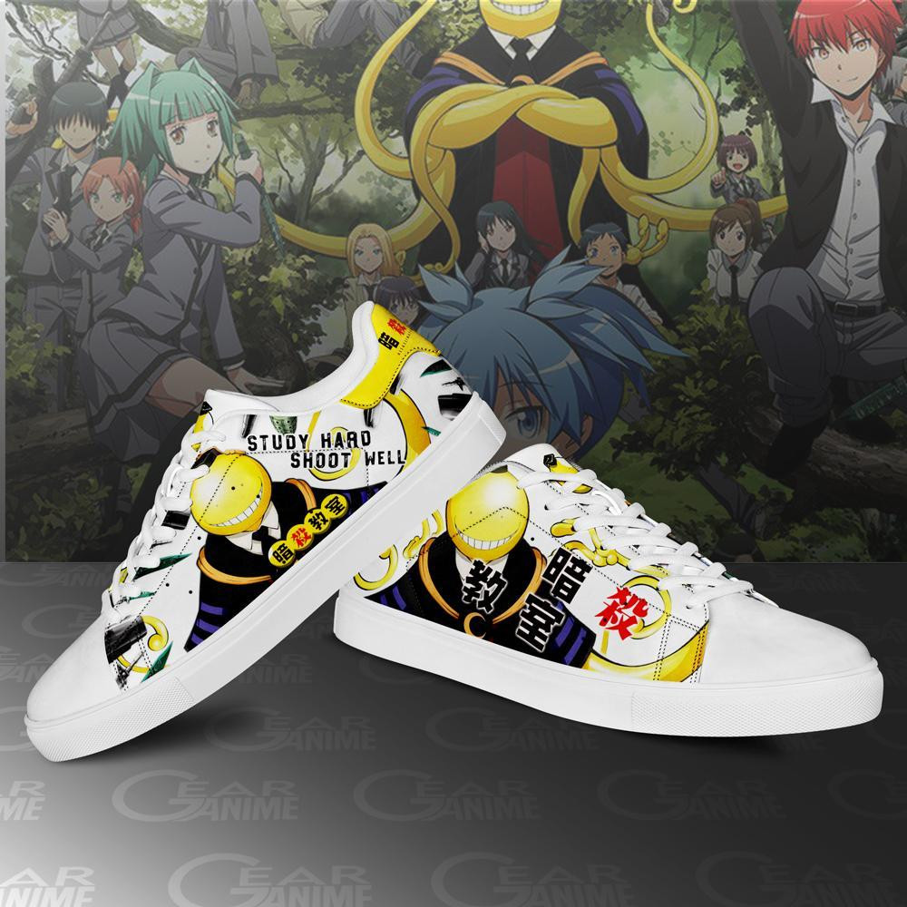 Koro Sensei Skate Sneakers Assassination Classroom Anime Shoes