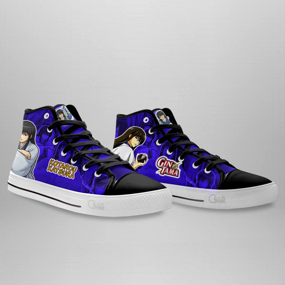 Kotarou Katsura High Top Shoes Custom Gintama Anime Sneakers