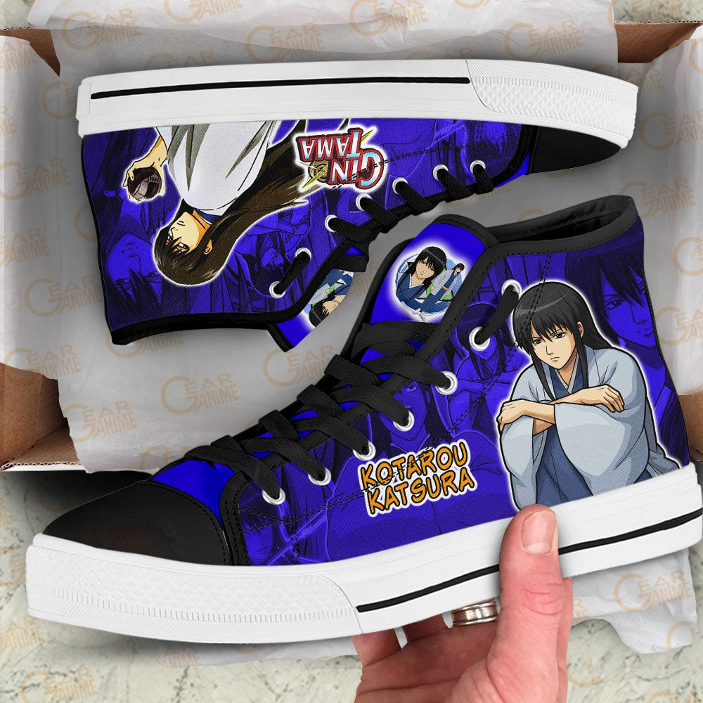 Kotarou Katsura High Top Shoes Custom Gintama Anime Sneakers
