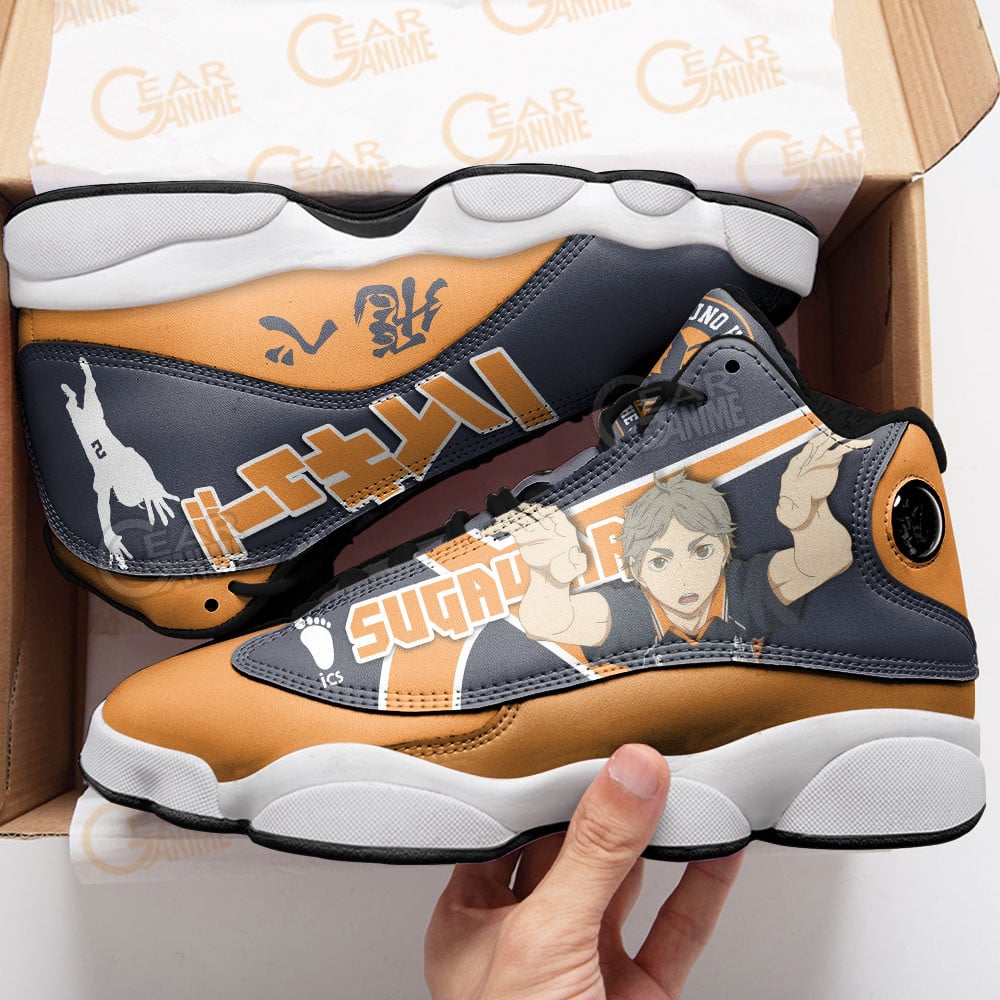 Koushi Sugawara JD13 Sneakers Haikyuu Custom Anime Shoes