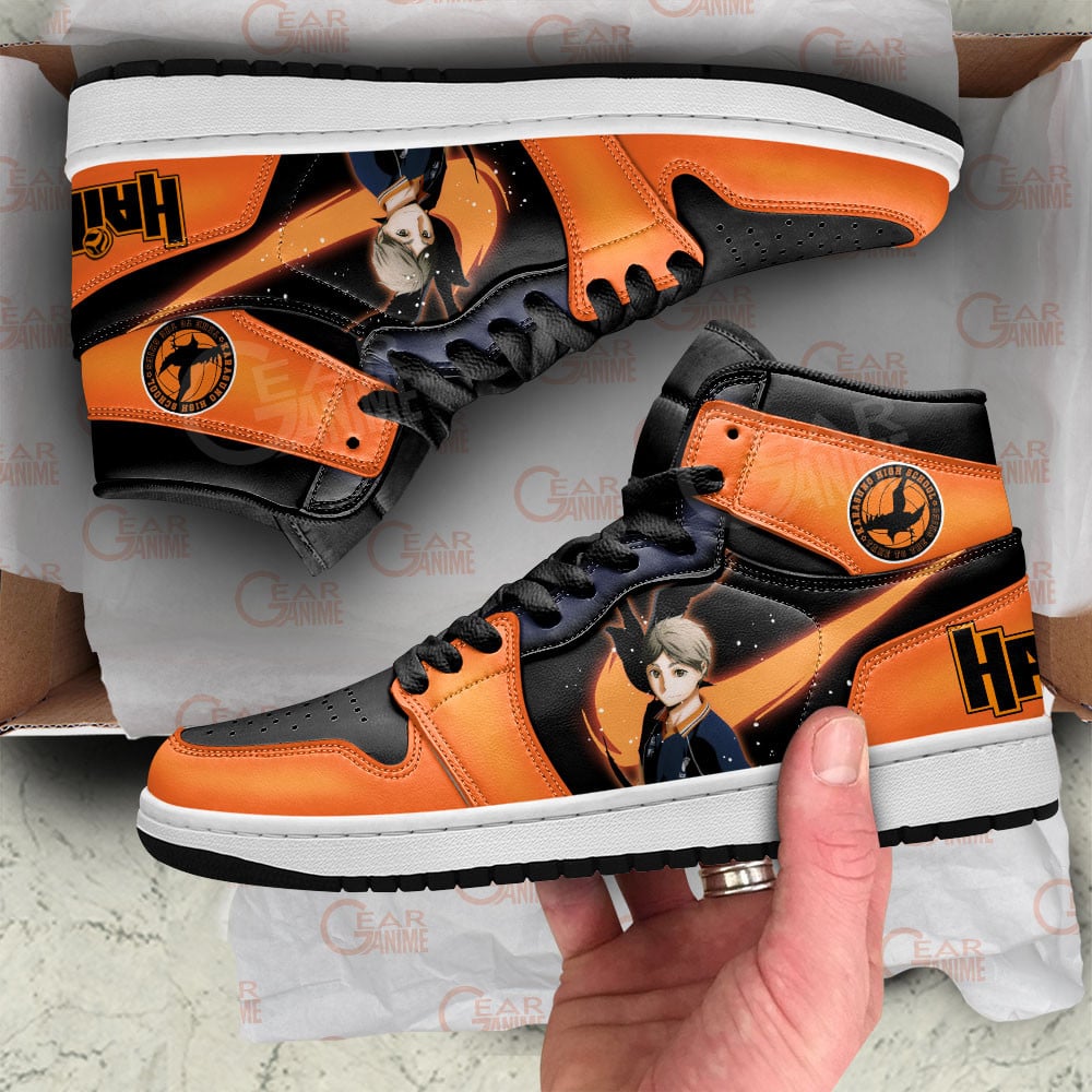 Koushi Sugawara JD1s Sneakers Haikyuu Anime Shoes, Air Jordan Hightop