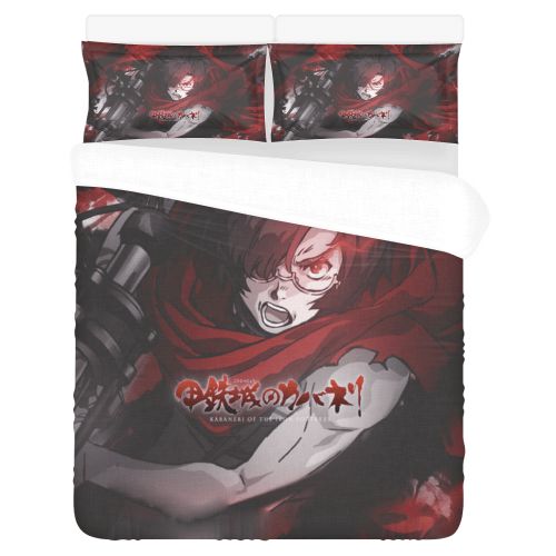 Koutetsujou No Kabaneri 3D Customized Duvet Cover Bedding Set