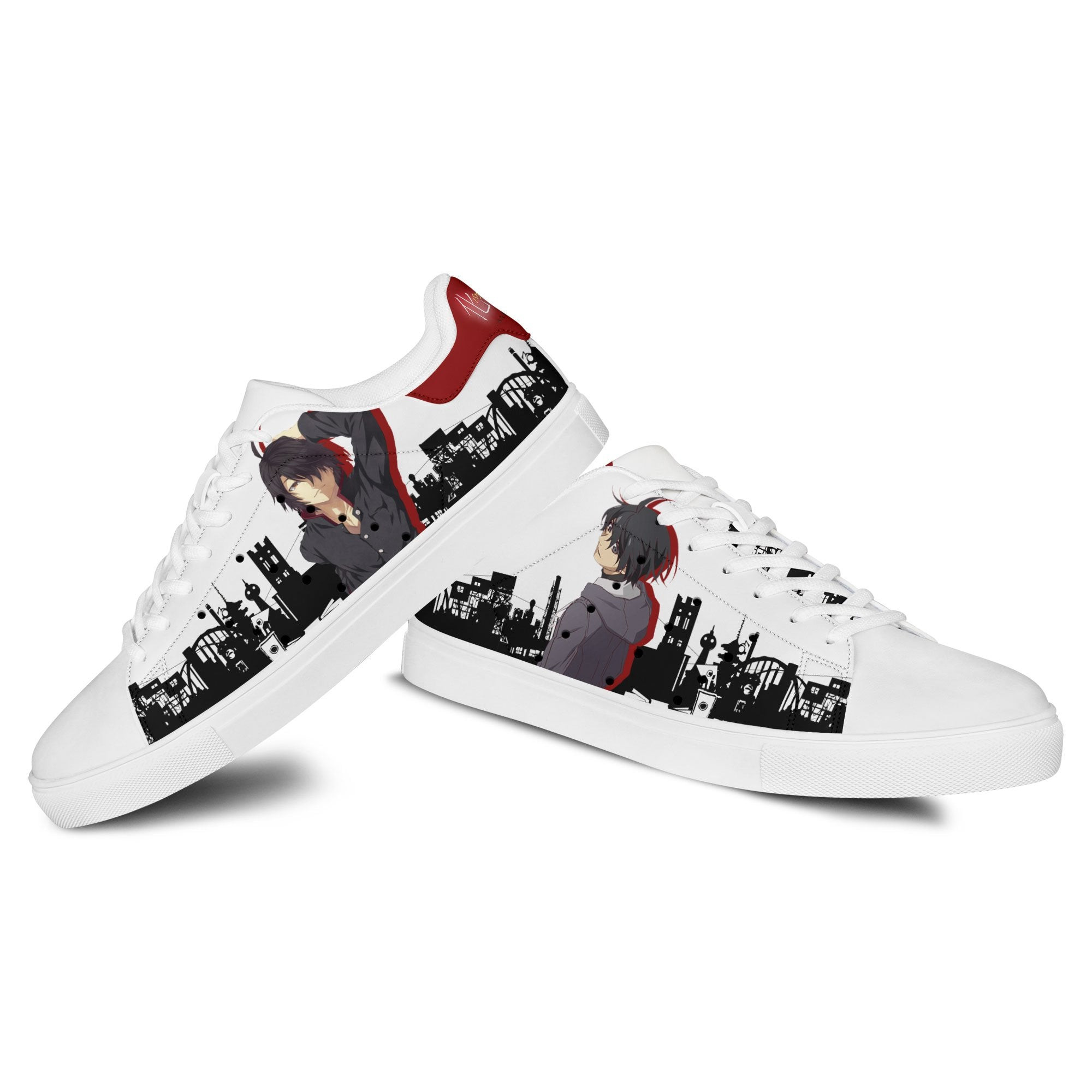 Koyomi Araragi Skate Sneakers Custom Anime Bakemonogatari Shoes
