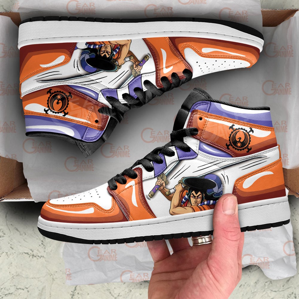 Kozuki Oden JD1s Sneakers One Piece Anime Shoes Gifts, Air Jordan Hightop