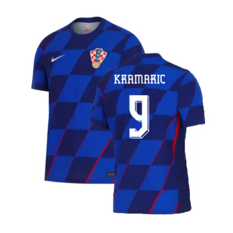 Kramaric Men's Croatia 2024 Stadium10624 Away Soccer Jersey