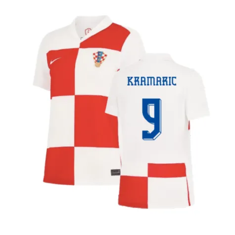 Kramaric Men's Croatia 2024 Stadium10624 Home Soccer Jersey