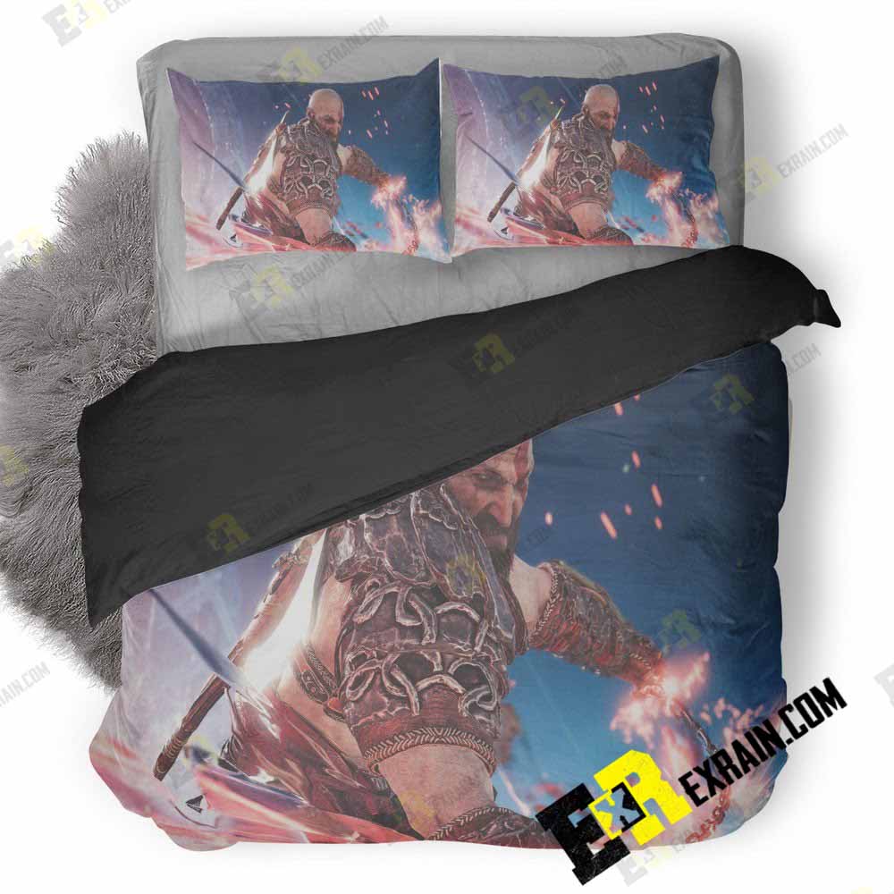 Kratos God Of War 5S 3D Customized Duvet Cover Bedding Set