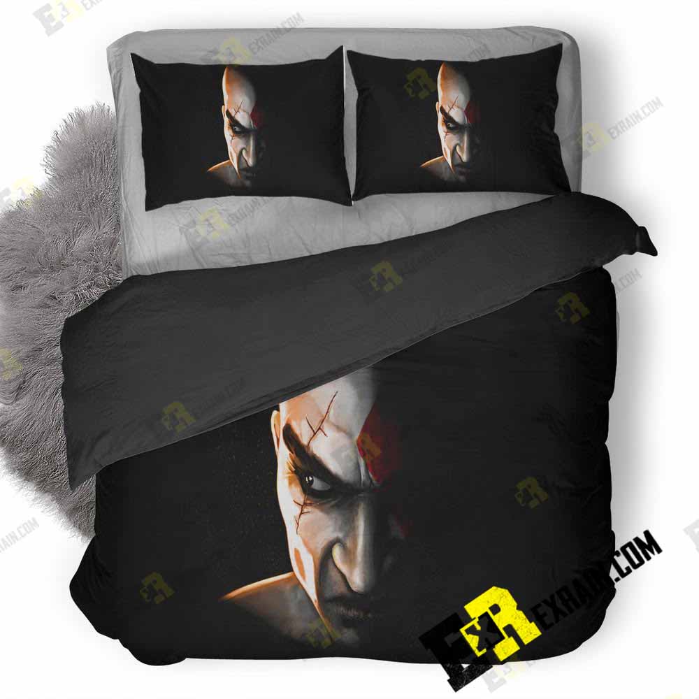Kratos In God Of War Game 5H 3D Customized Duvet Cover Bedding Set