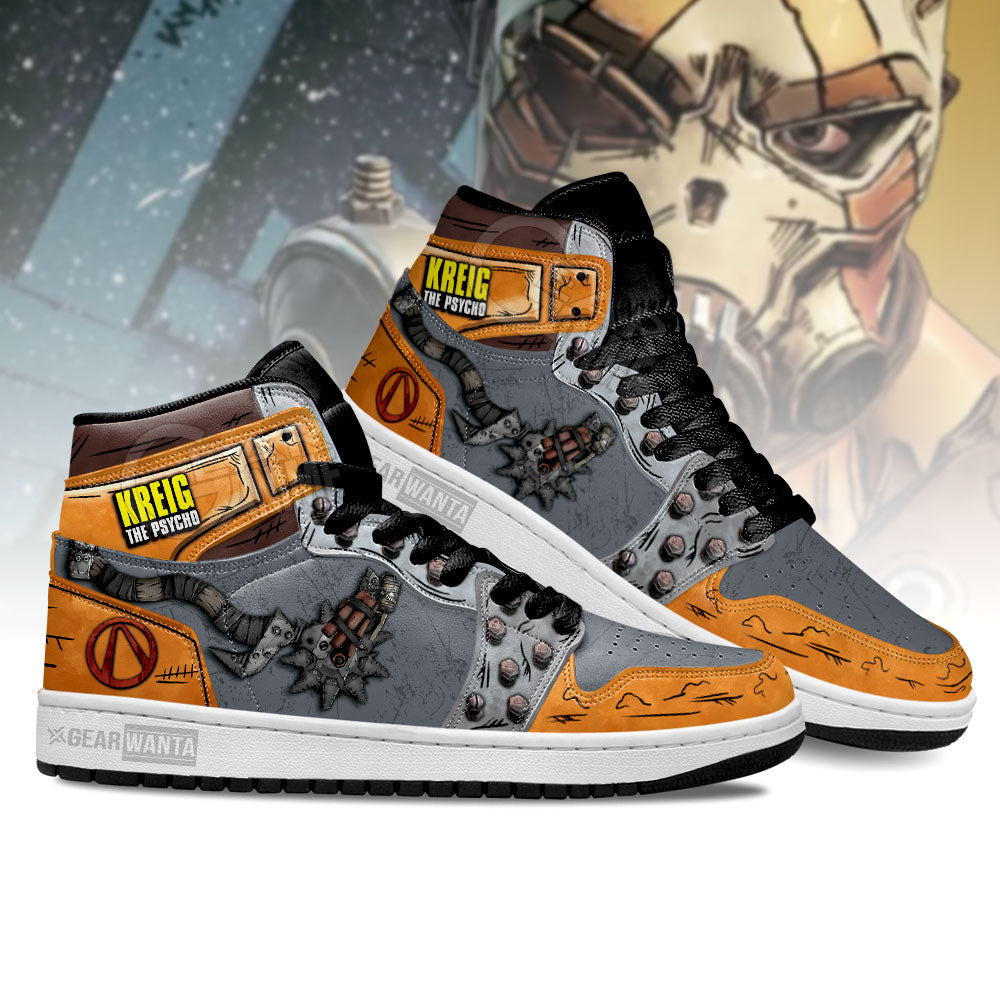 Krieg Swoosh Borderlands J1 Shoes For Fans Sneakers, Air Jordan Hightop