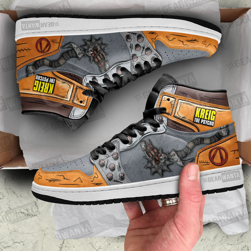 Krieg Swoosh Borderlands J1 Shoes For Fans Sneakers, Air Jordan Hightop