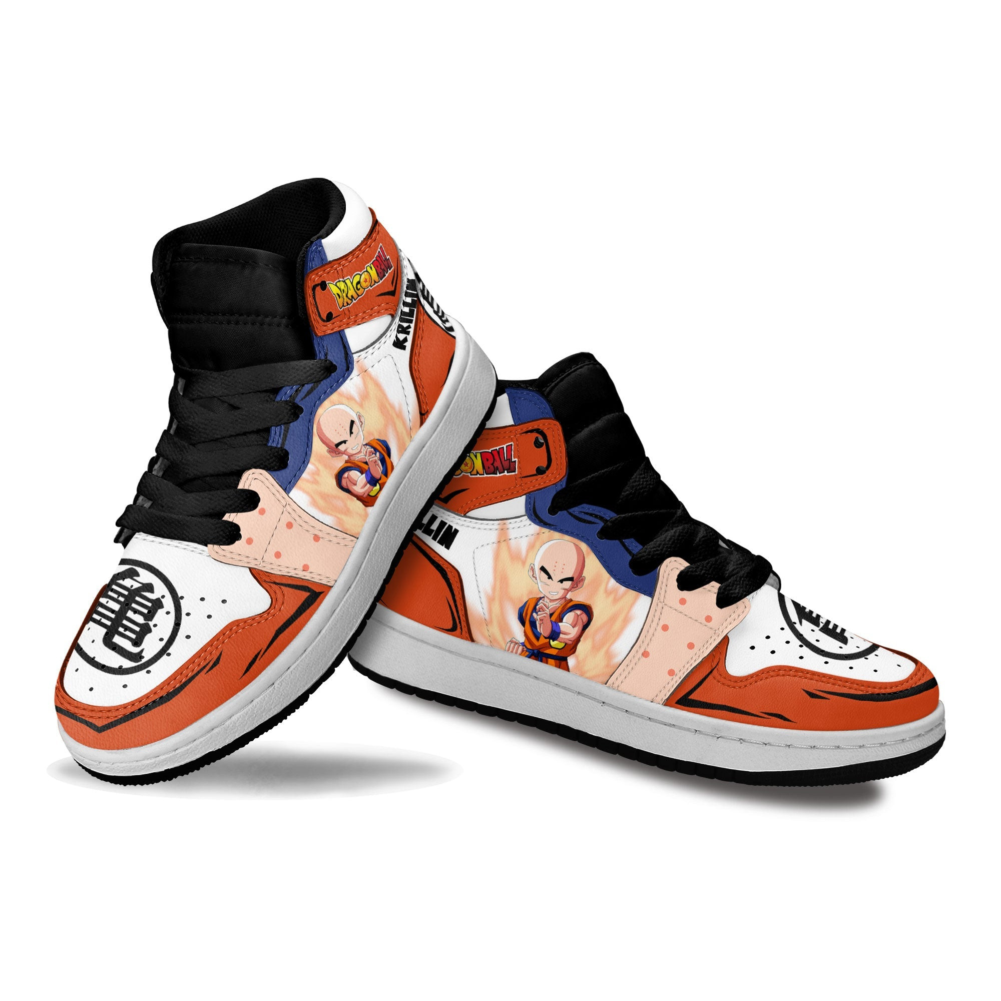 Krillin Kids Sneakers Custom Anime Dragon Ball Shoes For Kids