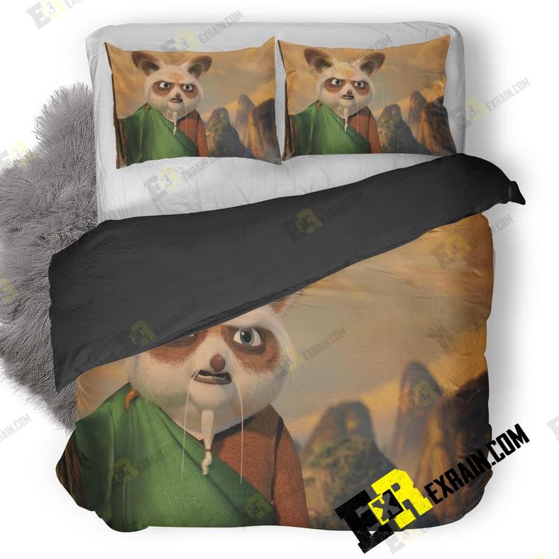 Kung Fu Panda 3D Customized Duvet Cover Bedding Set