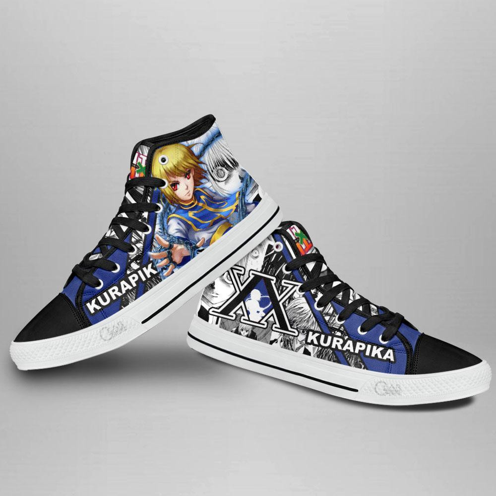 Kurapika High Top Shoes Custom Manga Anime Hunter X Hunter Sneakers