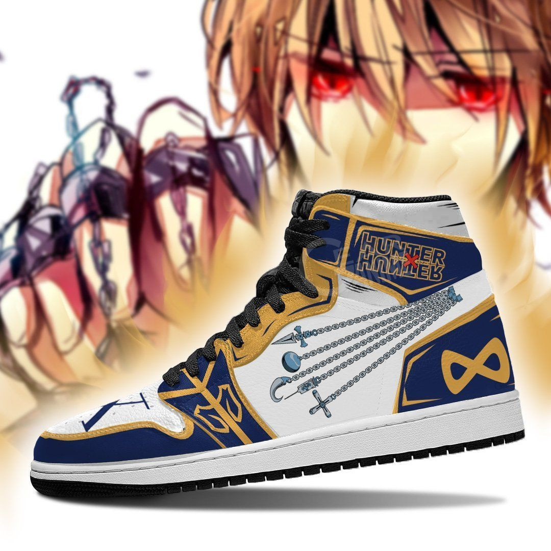 Kurapika Hunter X Hunter Anime 1 High Top Air Jordan Sneaker, Air Jordan Hightop