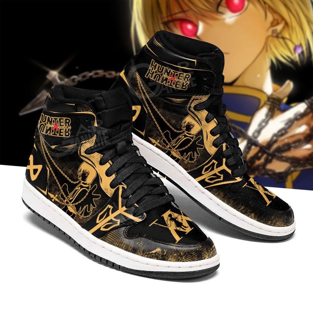 Kurapika Hunter X Hunter JD1s Sneakers Skill HxH Anime Shoes, Air Jordan Hightop